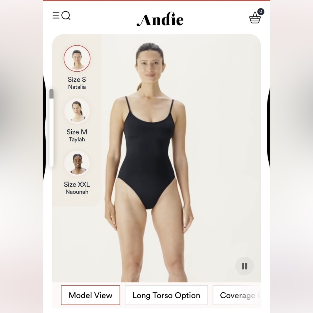EUC ANDIE SWIM Amalfi One Piece Swimsuit